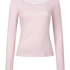 Pyjamatop Pointelle, Roze