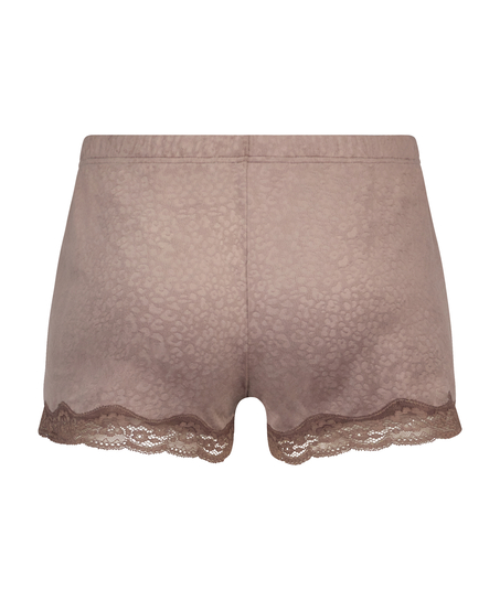 Short Velours Lace, Brun