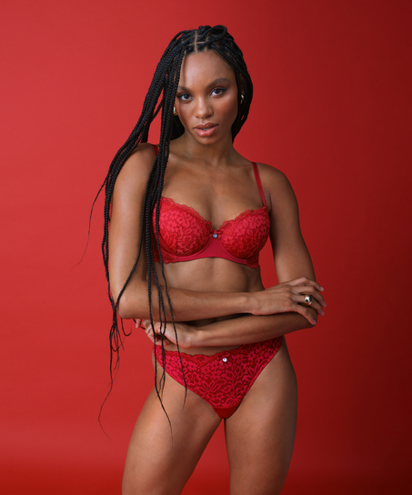 Soutien-gorge à armatures préformé Rose, Rouge