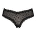 Slip br&eacute;silien V-shape mesh, Noir