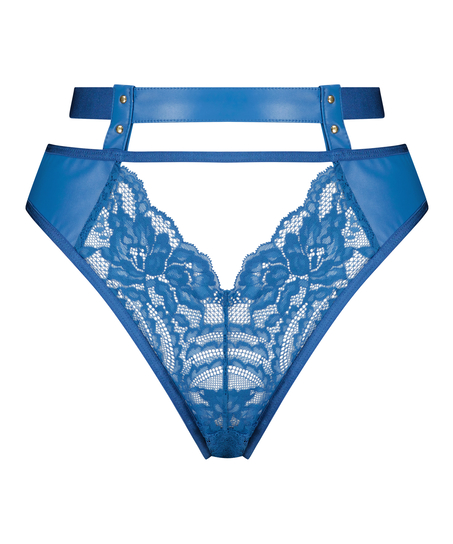 Brazilian met open kruis Venus, Blauw