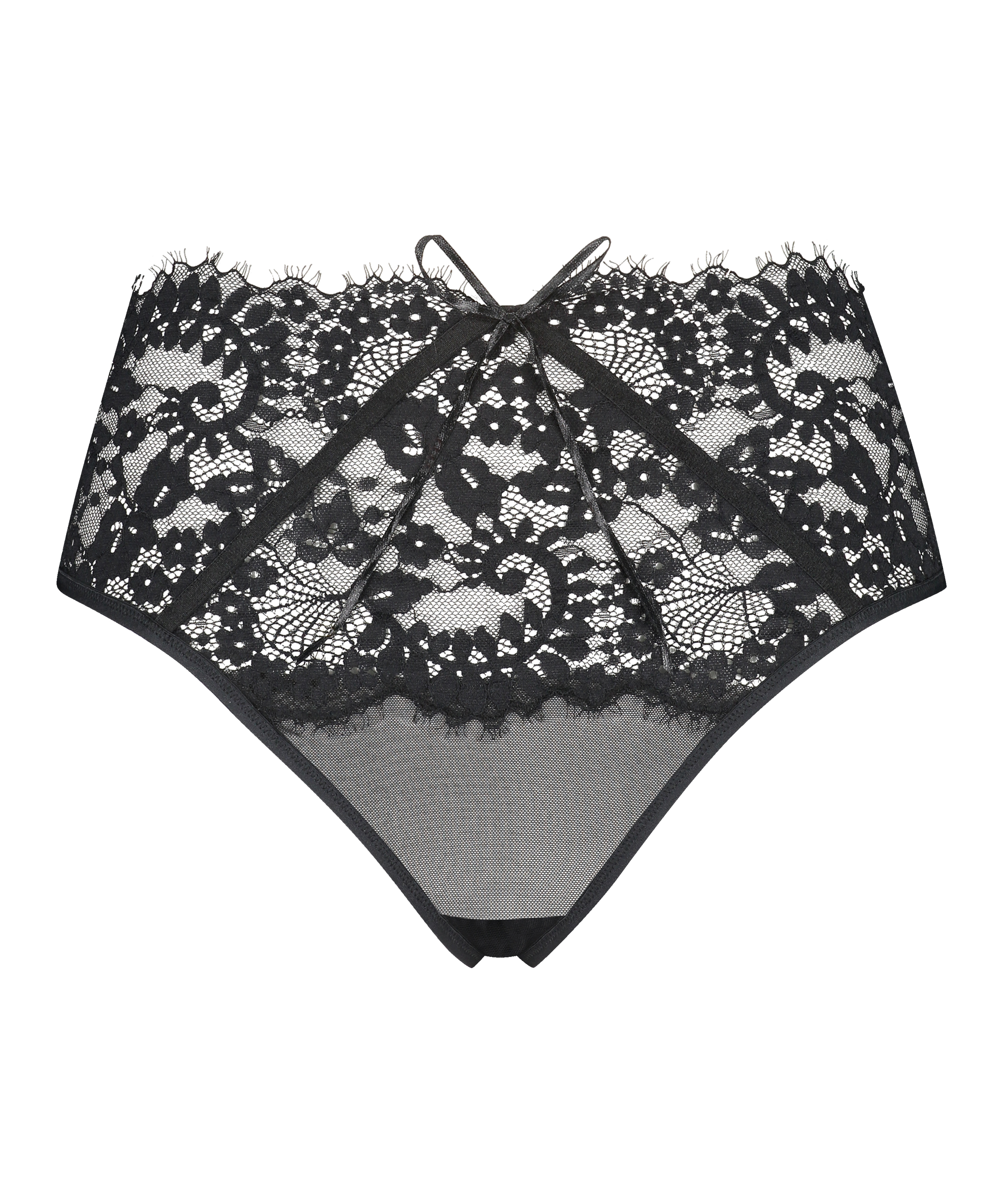 String haut Olivia Curvy, Noir, main
