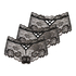 Lot de 3 boxers Valentina, Noir