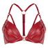 Voorgevormde push-up beugel bh Faye, Rood