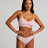 Invisible brazilian Lace Back, Roze