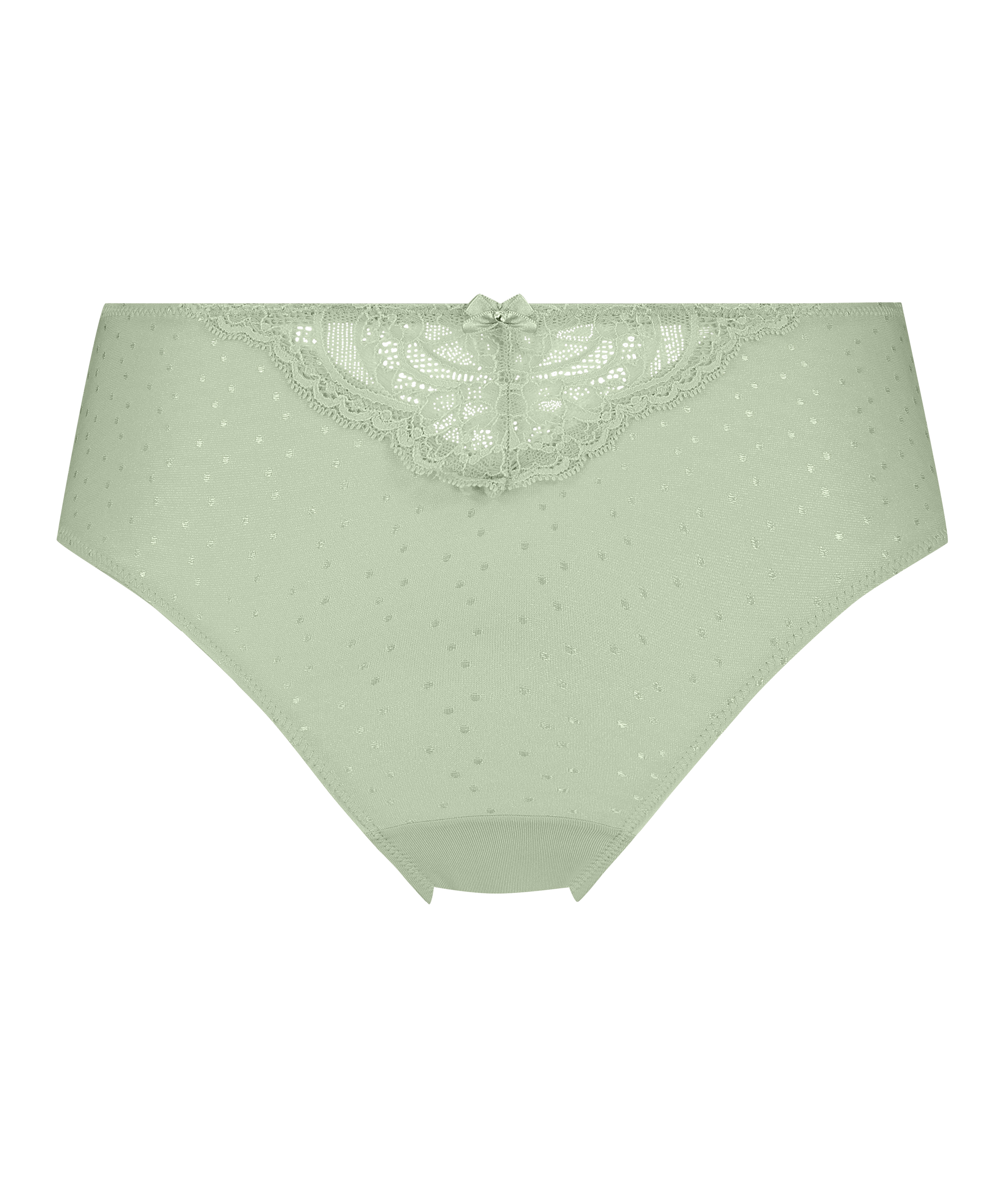 Slip taille haute Sophie, Vert, main