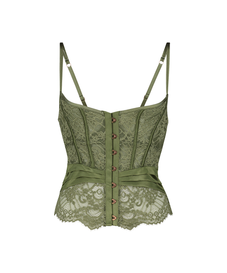 Voorgevormde beugel bustier Amelia, Groen