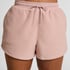 Sportieve fleece short, Roze