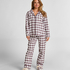 Pyjamatop Flannel, Wit