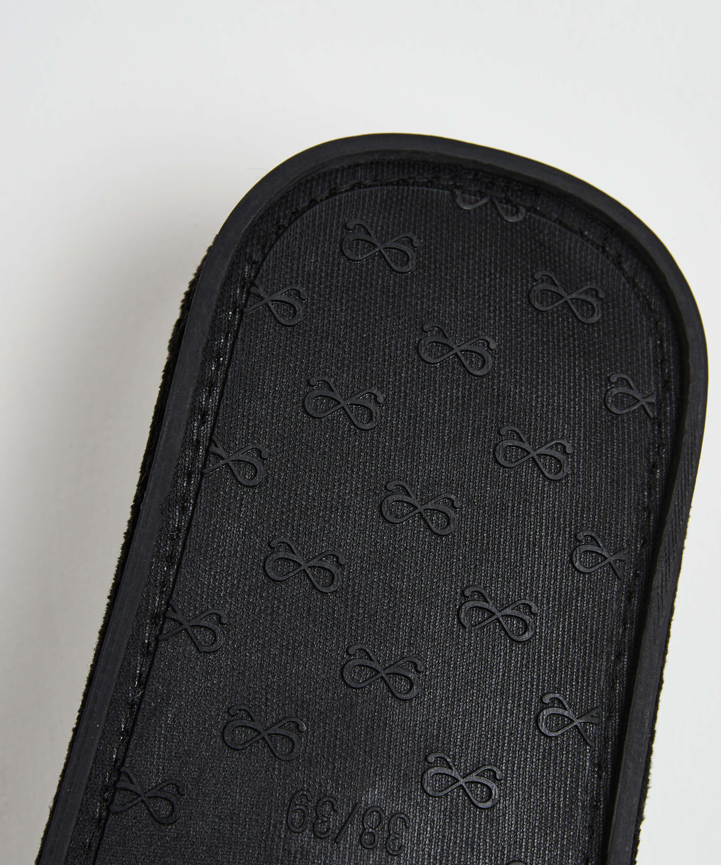 Slippers Panda, Zwart, main