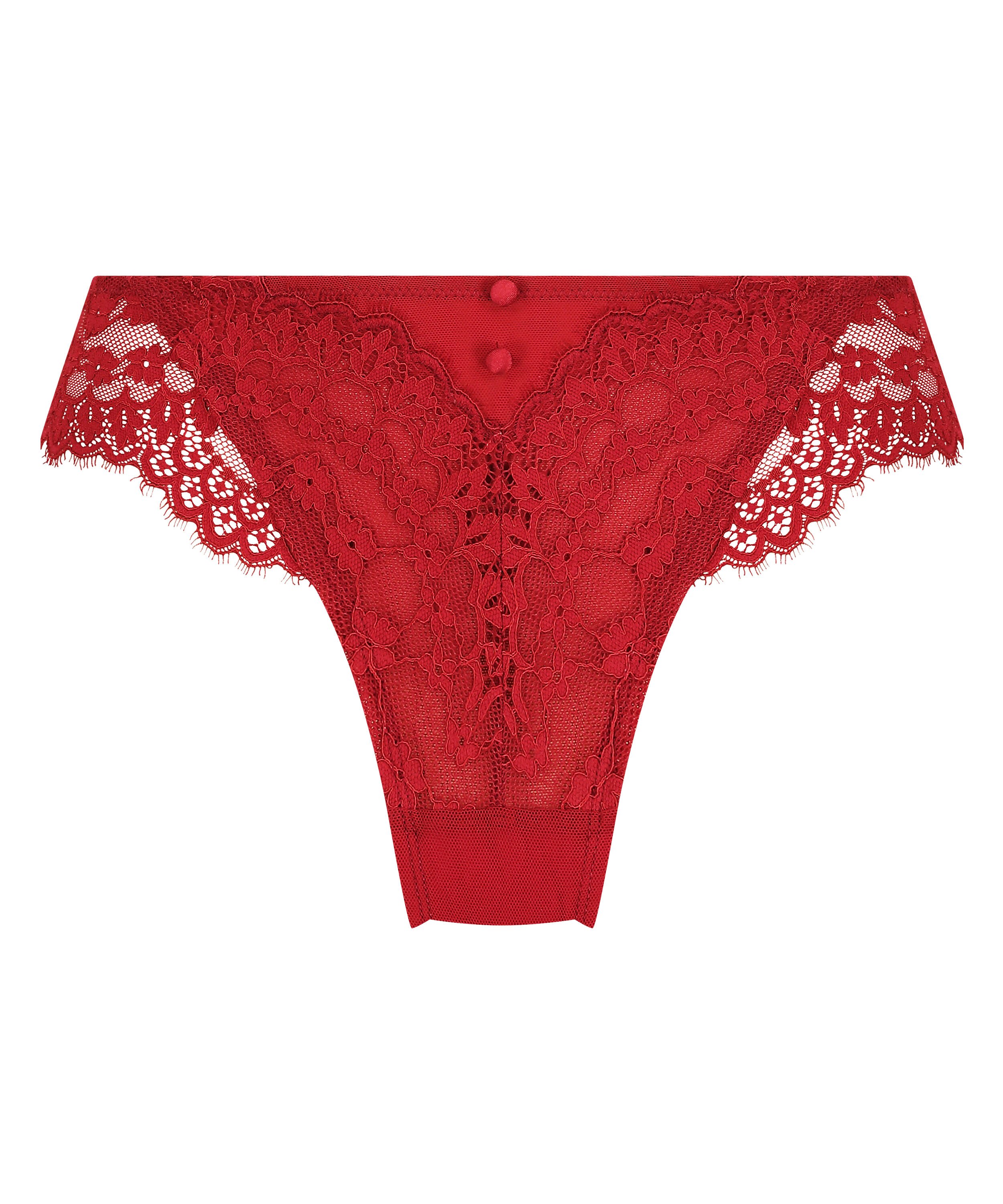 Slip br&eacute;silien Daisy, Rouge
