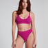 Hoog uitgesneden string Dianne, Roze
