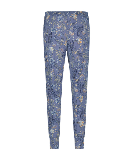 Tall pyjamabroek Ditzy Floral, Blauw