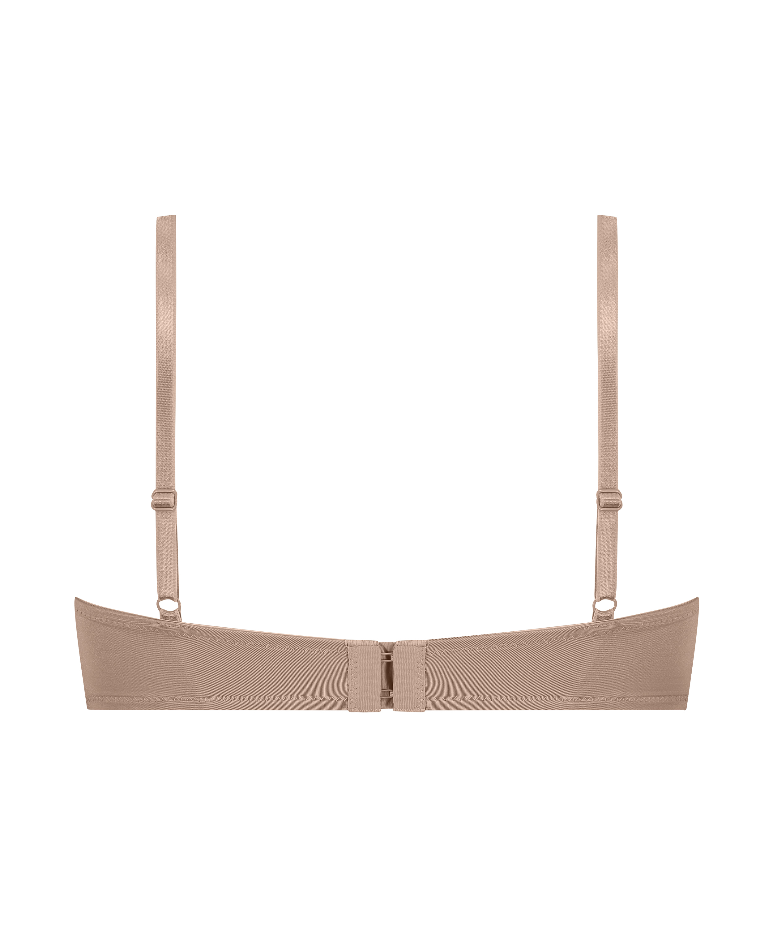 Soutien-gorge à armatures non-préformé longline Anya, Brun, main