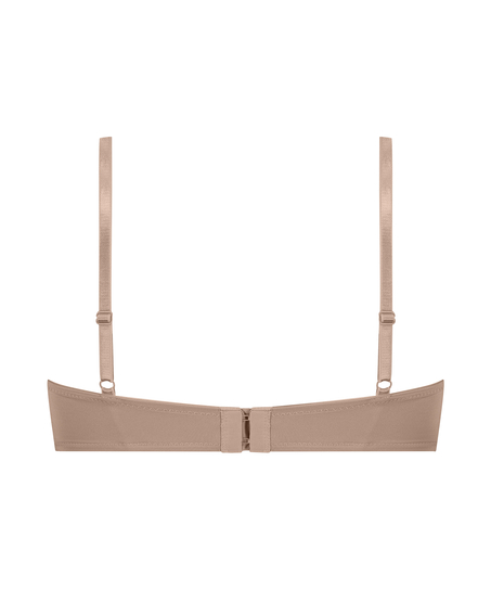 Soutien-gorge à armatures non-préformé longline Anya, Brun