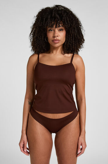 Hunkemöller Cami Super Comfort Bruin