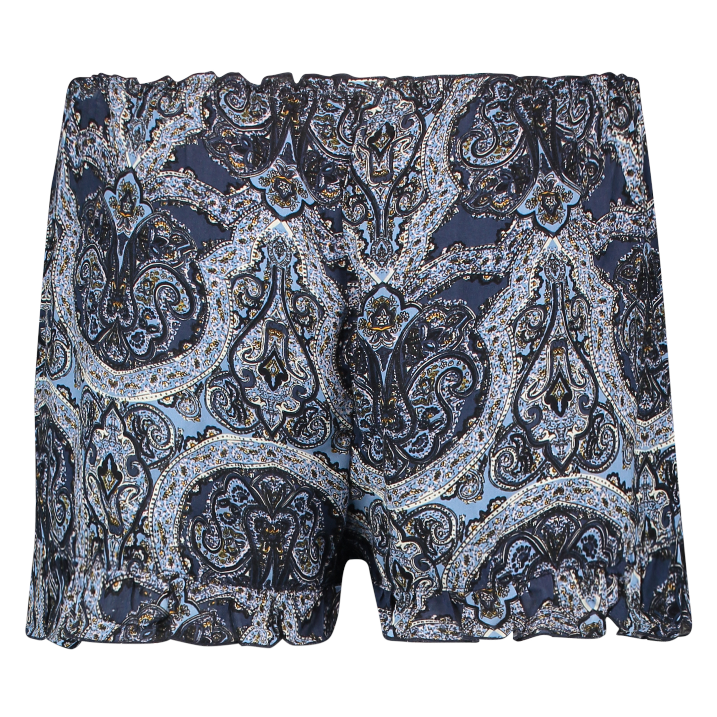 Pyjama short Woven, Blauw, main