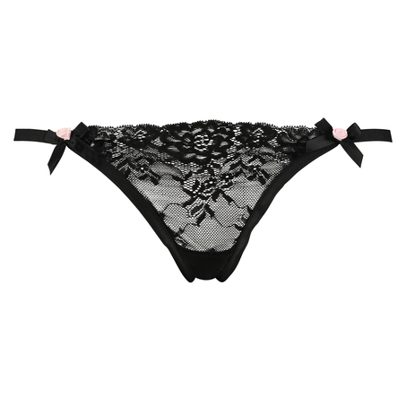 Thong Cleo tanga, Zwart