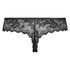 String Invisible Lace back, Noir