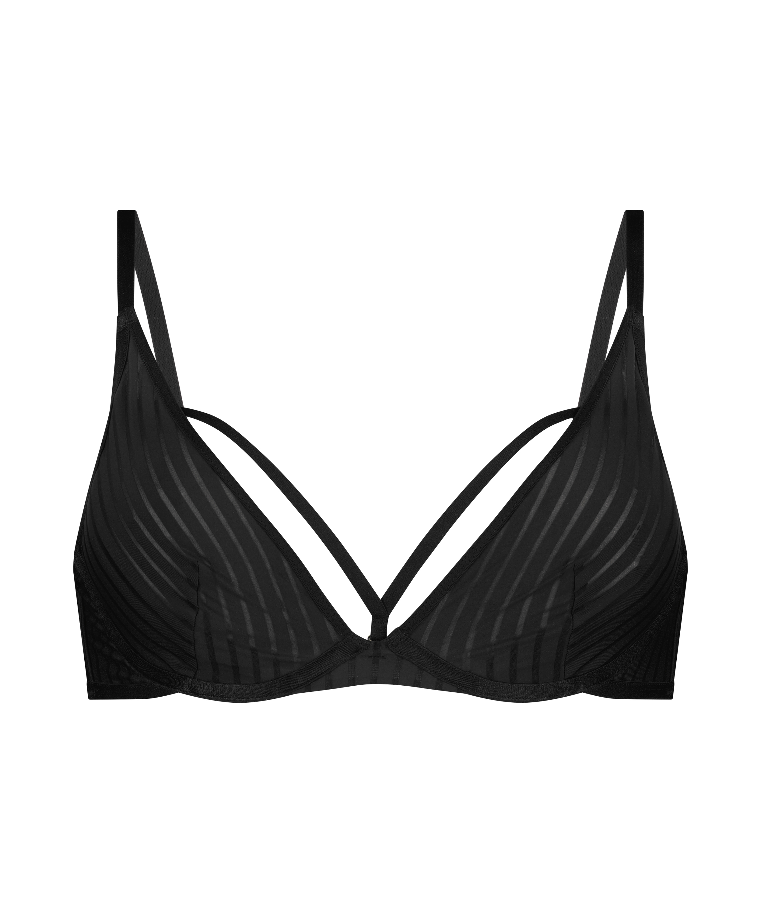 Soutien-gorge &agrave; armatures et &agrave; bonnets semi-rembourr&eacute;s Dana, Noir, main