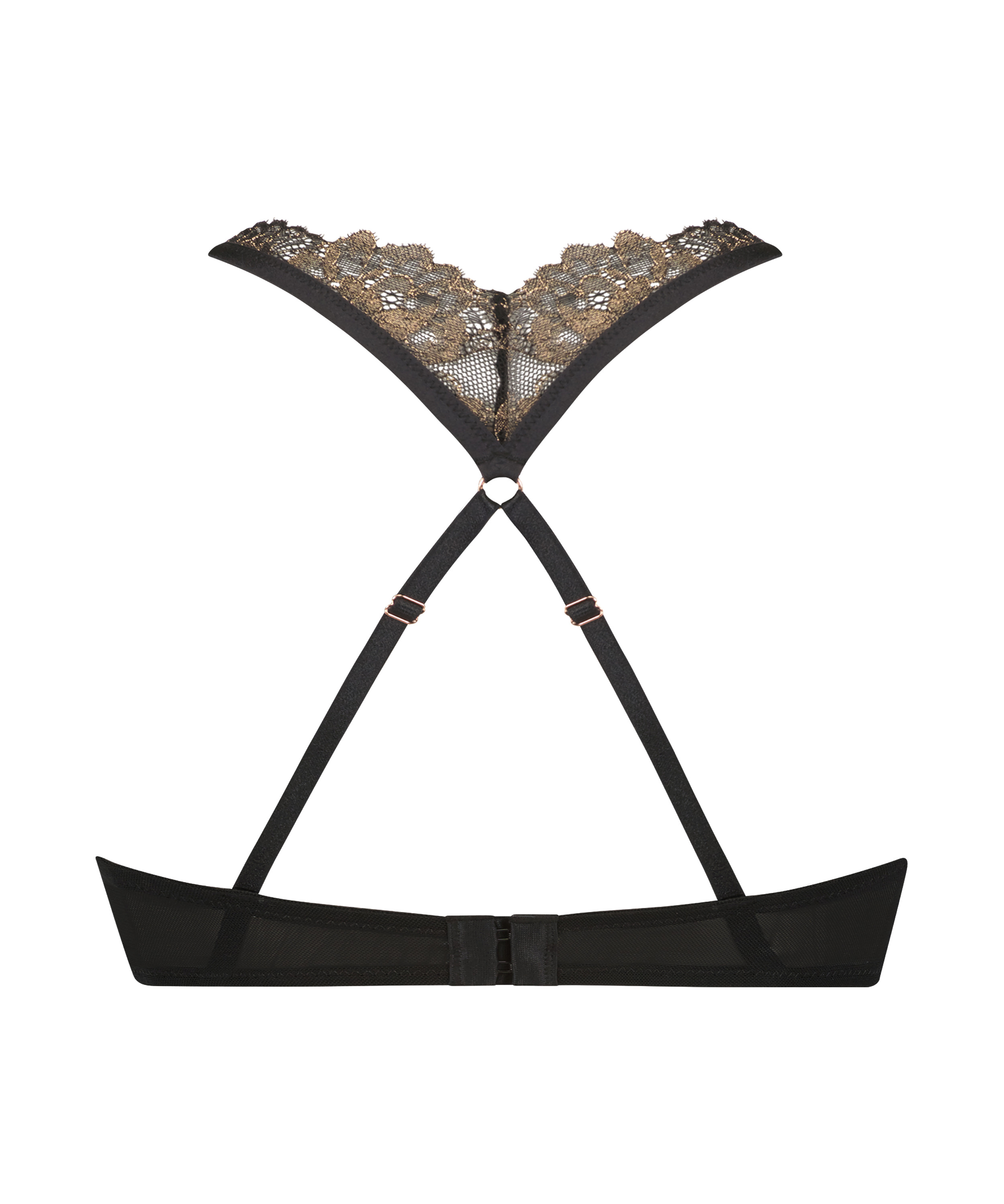 Soutien-gorge rembourré sans armature Lexi, Noir, main