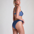 Hoog uitgesneden Bikinibroekje Sardinia, Blauw