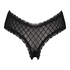 Slip br&eacute;silien V-shape mesh, Noir