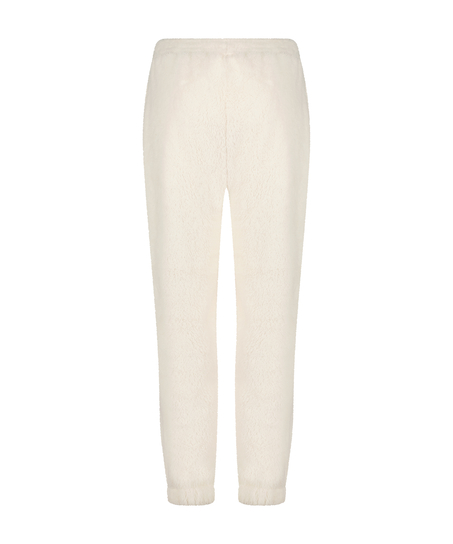 Joggingbroek Fleece Snuggle, Wit