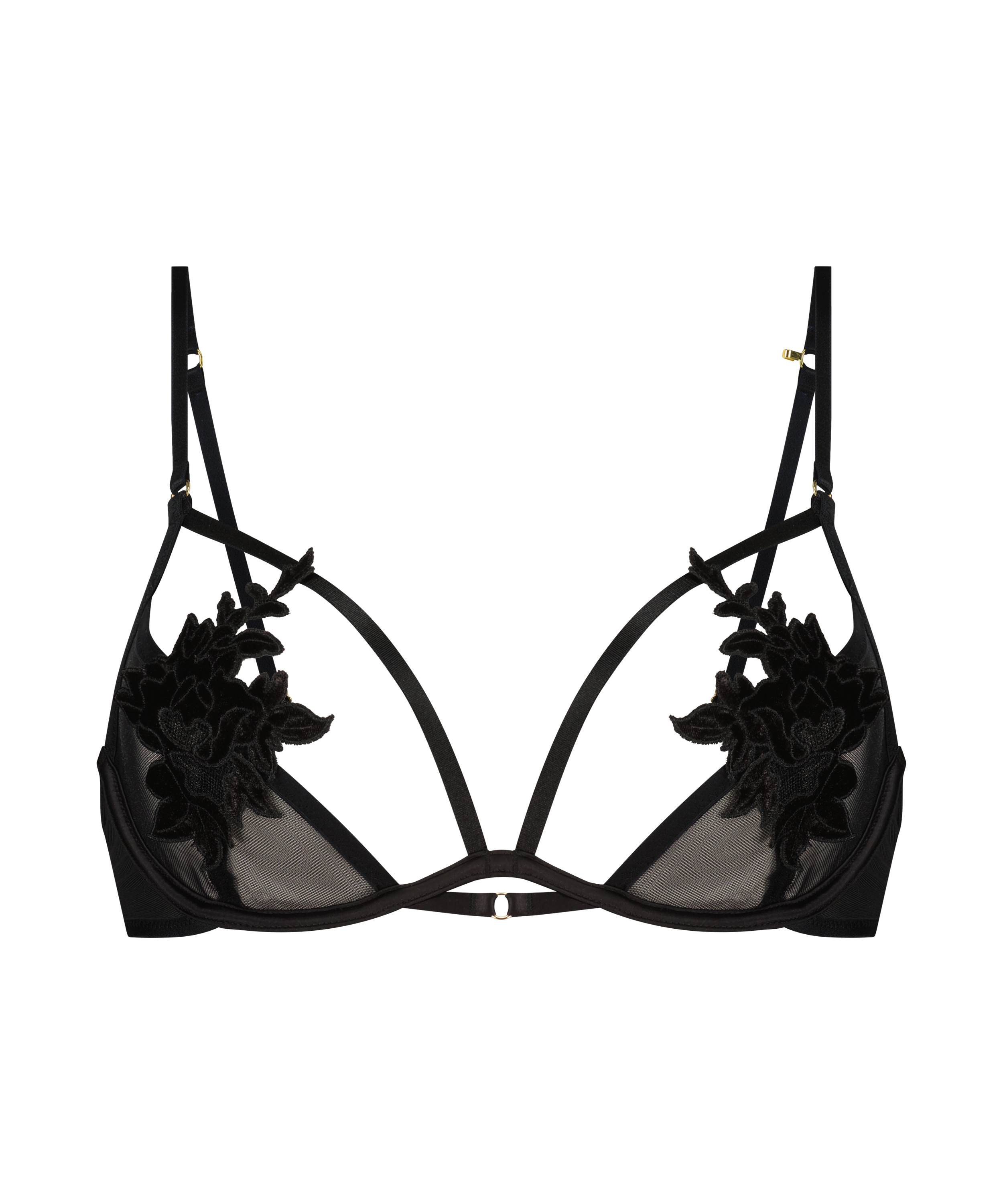 Soutien-gorge &agrave; armatures non-pr&eacute;form&eacute; Effie, Noir, main