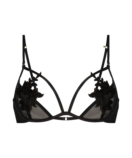 Soutien-gorge &agrave; armatures non-pr&eacute;form&eacute; Effie, Noir
