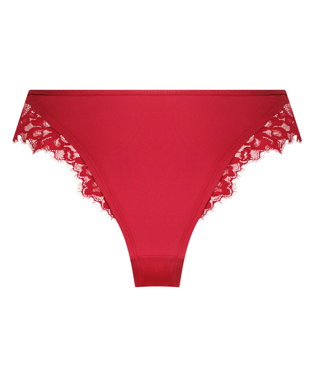Slip brésilien Charlotta, Rouge