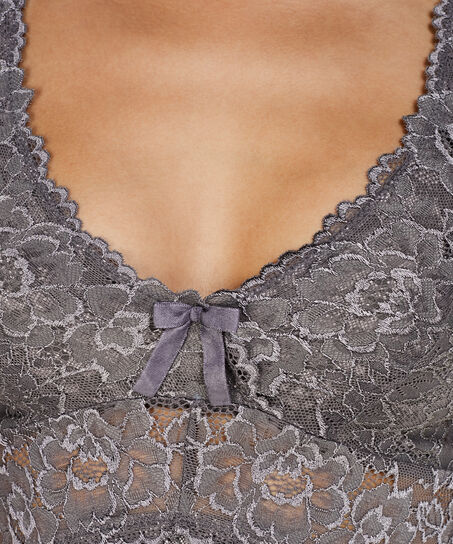 Slipdress Modal lace, Roze