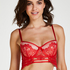 Voorgevormde longline beugel bh Yves, Rood