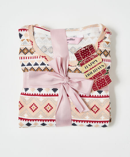 Cadeauset Lange Pyjama Set, Geel