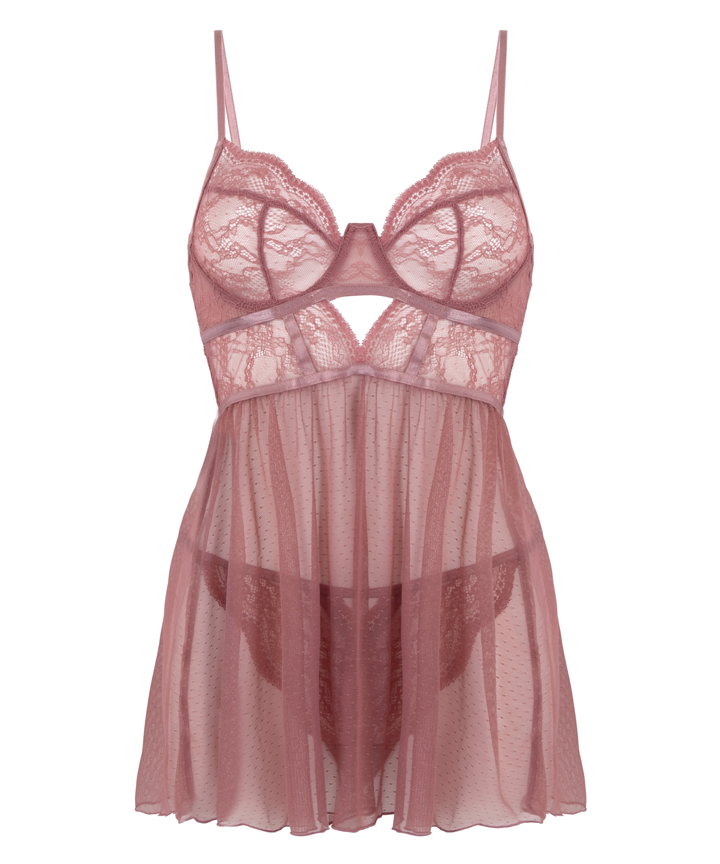 Babydoll Isabelle, Roze, main