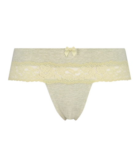 Boxer string Coton, Vert
