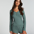 Pyjama set, Groen
