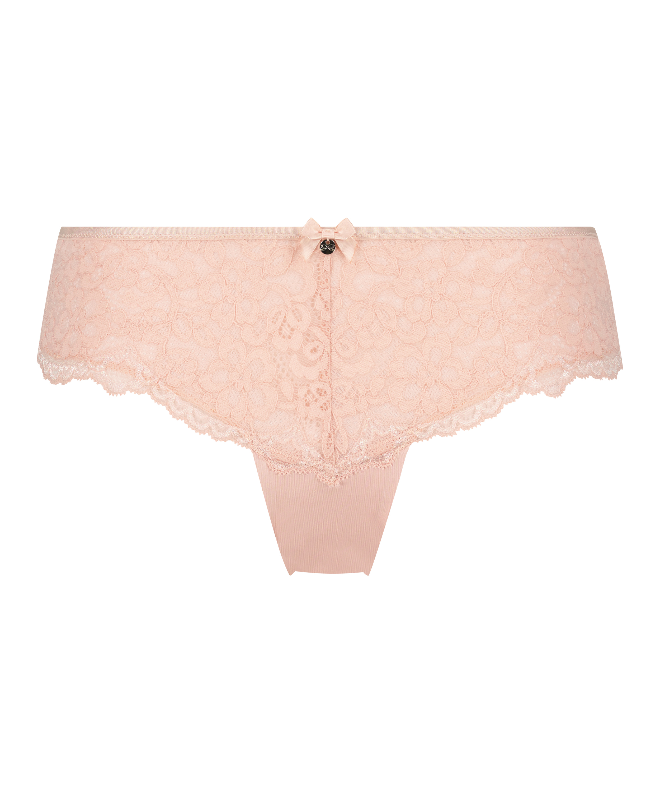 Slip brésilien Marine, Rose, main