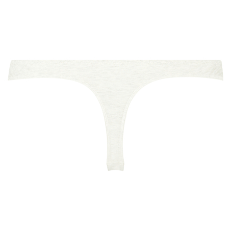 String Secret Dentelle Coton, Gris