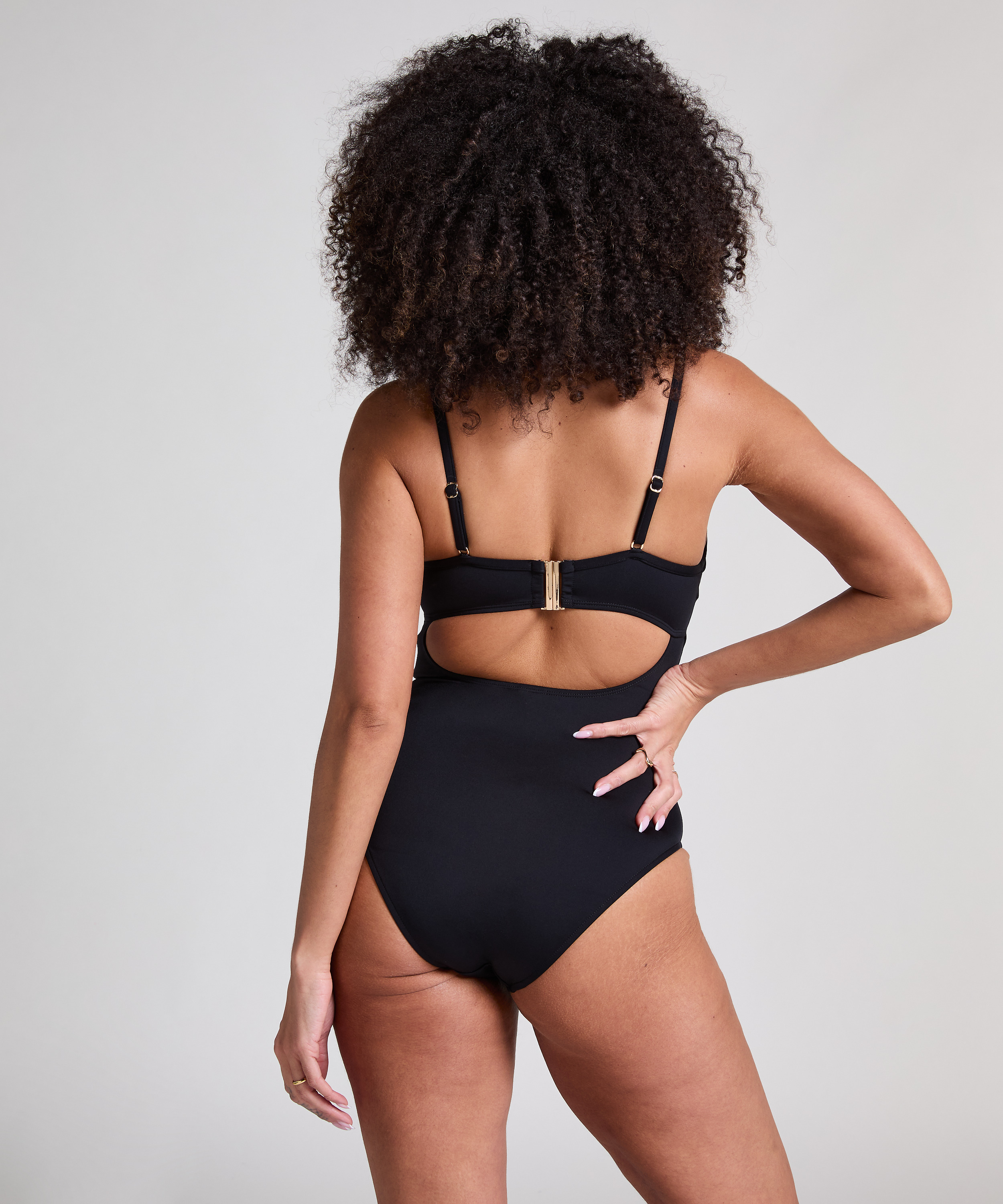 Badpak Neoprene, Zwart, main