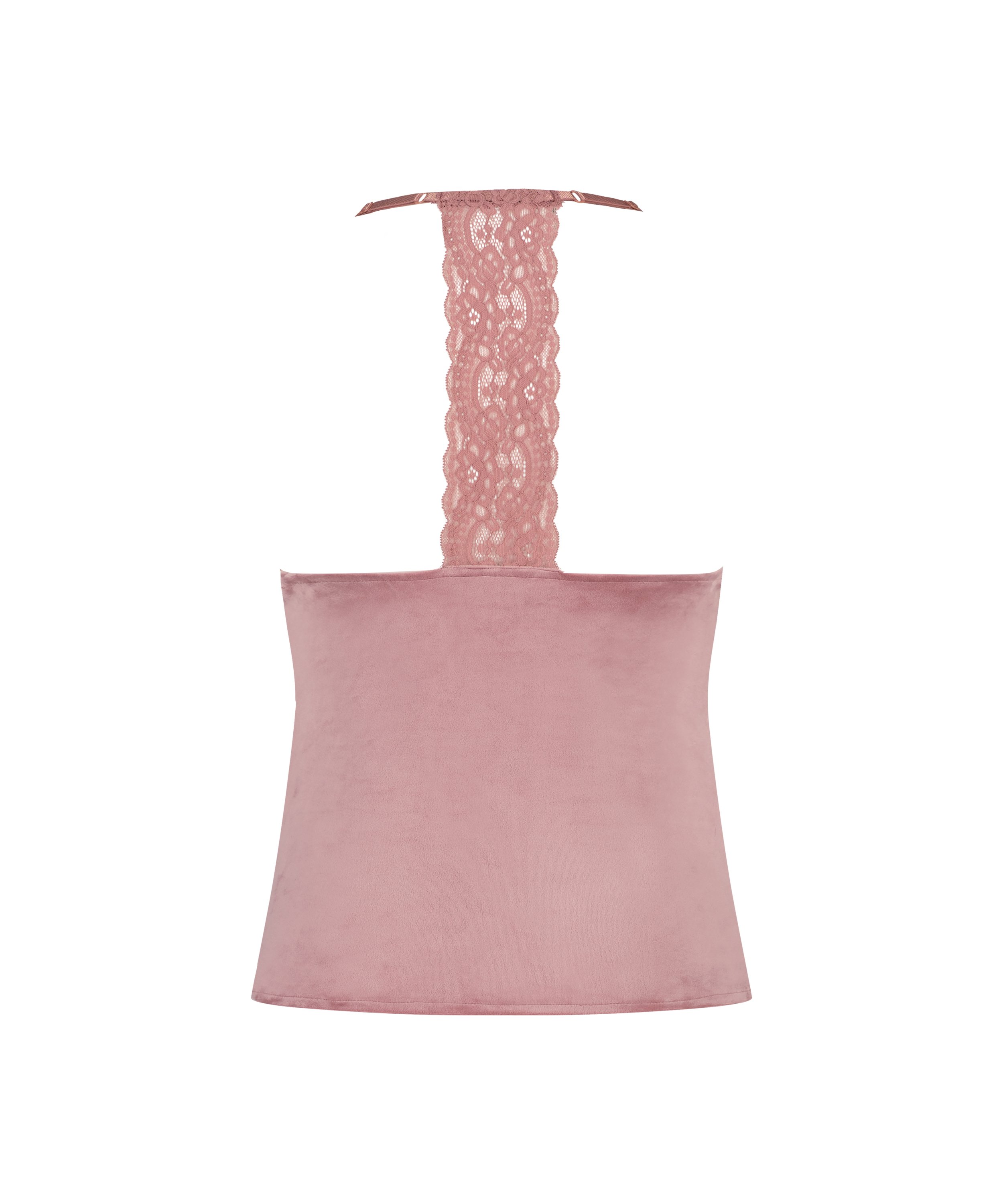 Top Velours Lace, Rose, main