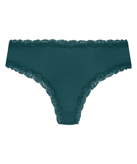 Slip br&eacute;silien V-shape mesh, Vert