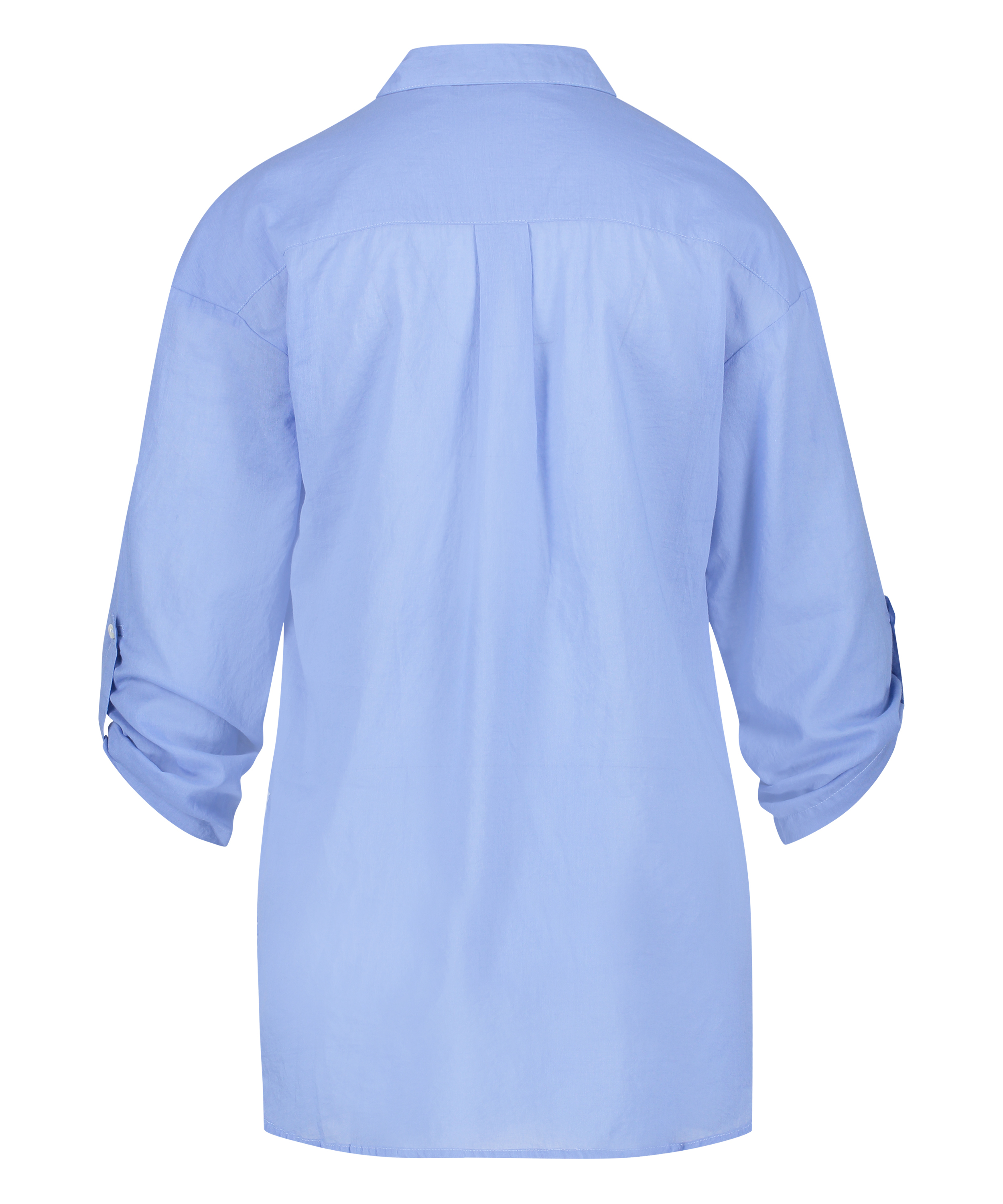 Strand blouse, Blauw, main