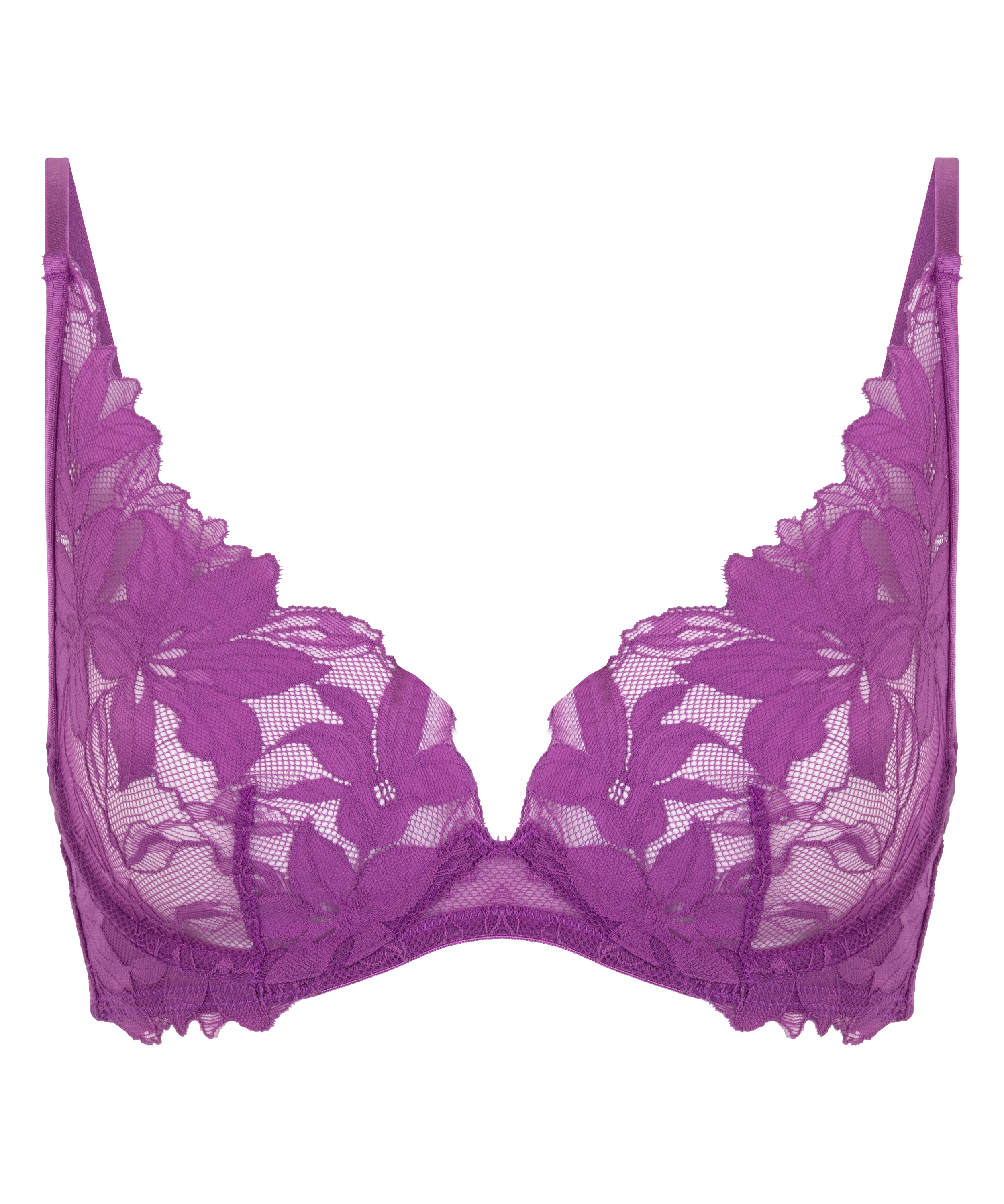 Soutien-gorge &agrave; armatures non-pr&eacute;form&eacute; Ingrid, Pourpre, main