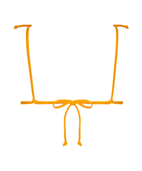 Triangel bikinitop Texture, Zwart