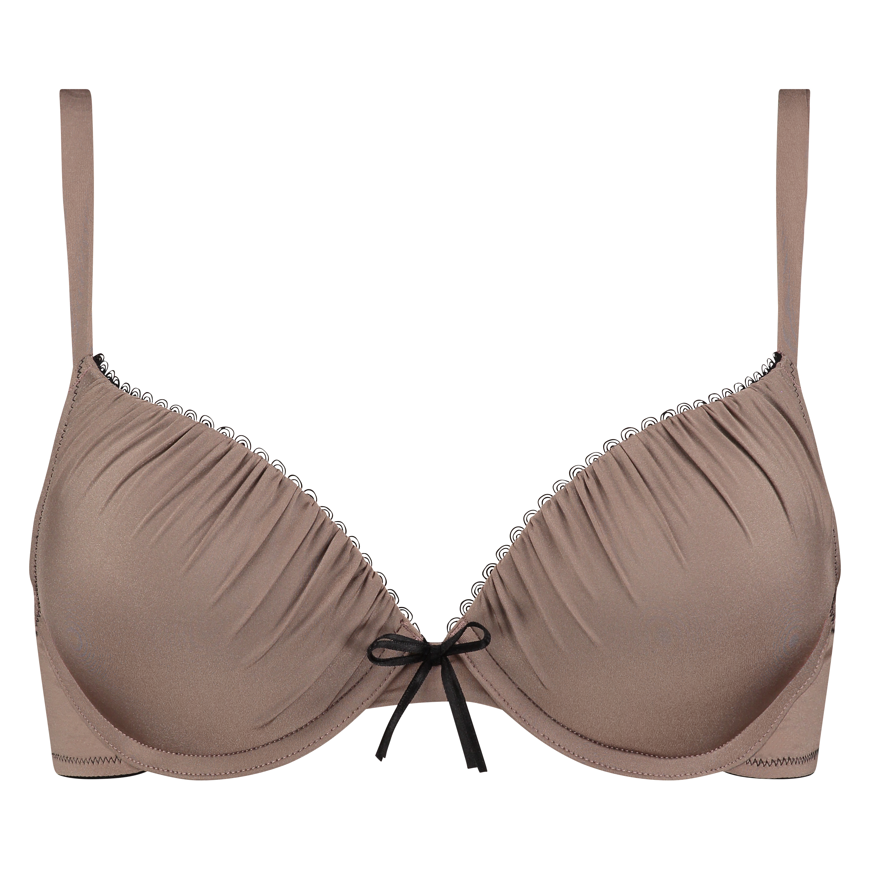 Soutien-gorge &agrave; armatures pr&eacute;form&eacute; push-up Giselle, Brun, main