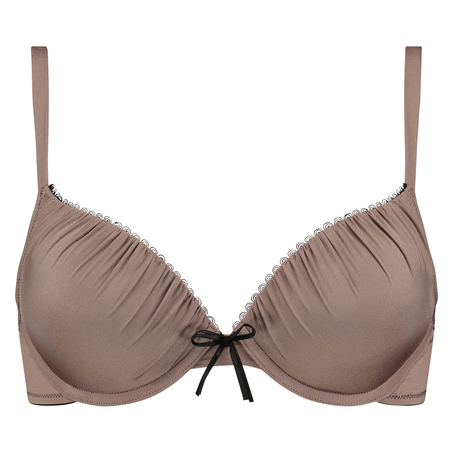Soutien-gorge &agrave; armatures pr&eacute;form&eacute; push-up Giselle, Brun