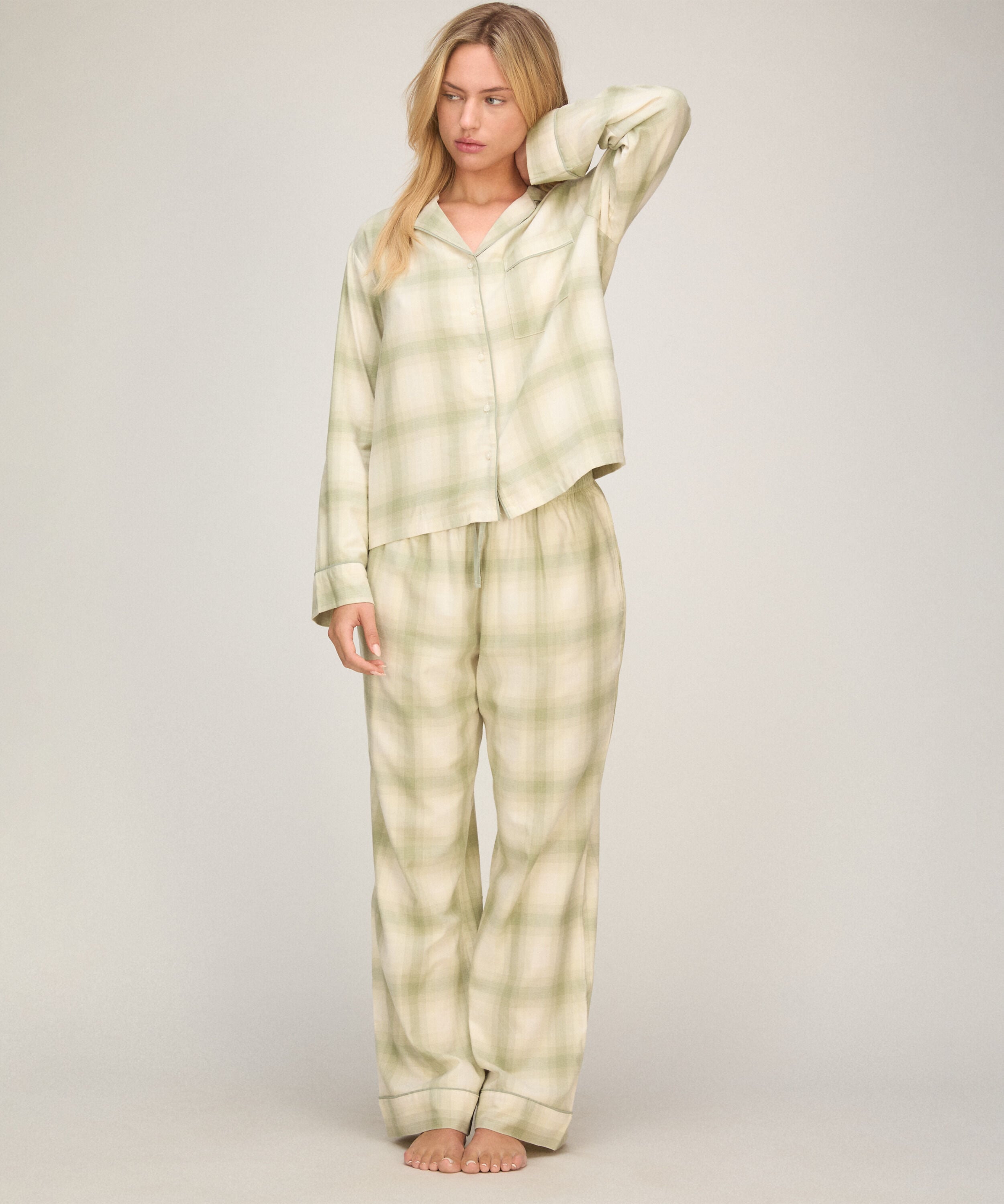Pantalon de pyjama Woven, Vert