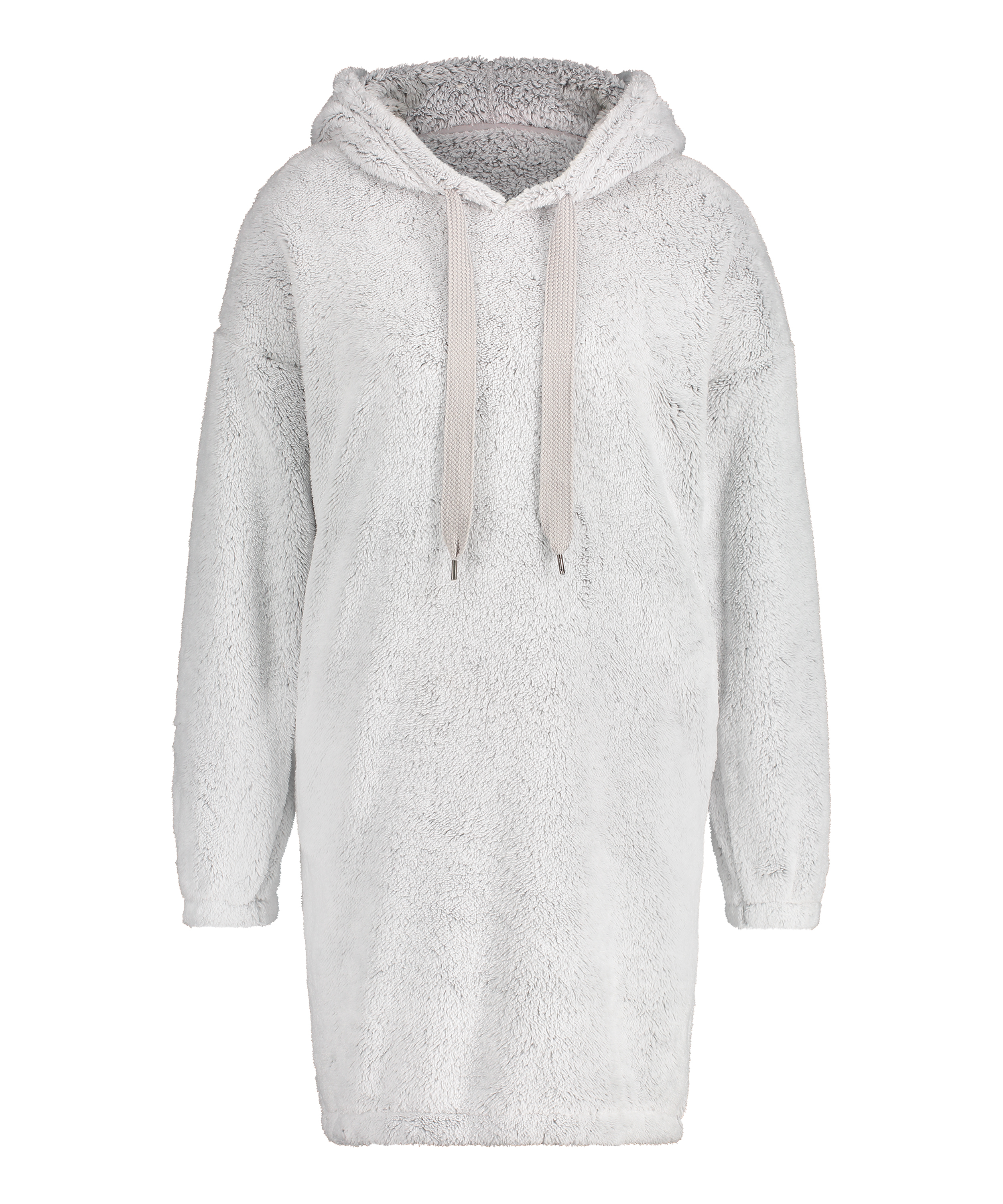 Robe snuggle polaire femme, Gris, main