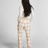Pyjamabroek Flannel, Beige